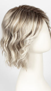 LIGHT CHAMPAGNE ROOTED 23.1001.14 | Light Beige Blonde, Medium Honey Blonde, and Platinum Blonde blend with Dark Roots