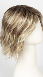 SANDY-BLONDE-ROOTED 22.24.16 | Medium Honey Blonde, Light Ash Blonde, and Lightest Reddish Brown blend with Dark Roots