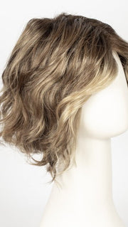 DARK SAND ROOTED 12.26.14 | Light Brown base with  Lightest Ash Brown and Medium Honey Blonde blend and Dark Roots