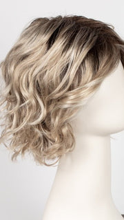 CHAMPAGNE ROOTED 23.24.16 | Light Beige Blonde, Medium Honey Blonde, and Platinum Blonde blend with Dark Roots