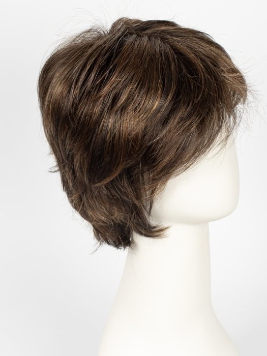 SS8/29 SHADED HAZELNUT | Rich Medium Brown Evenly Blended with Ginger Blonde Highlights with Dark Roots