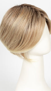 27T613S8 SHADED SUN | Medium Natural Red-Gold Blonde & Pale Natural Gold Blonde Blend and Tipped, Shaded with Medium Brown