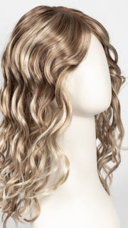 12FS12 MALIBU BLONDE | LIght Gold Brown, Light Natural Gold Blonde, Pale Natural Gold-Blonde Blend, Shaded with Light Gold Brown