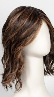 RL8/29SS SHADED HAZELNUT | Warm Medium Brown Evenly Blended with Ginger Blonde with Dark Roots