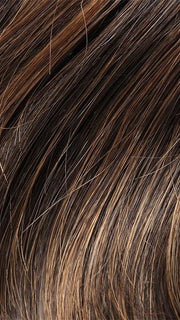4H27 ICED MOCHA | Darkest Brown with 20% Light Red-Gold Blonde Highlights