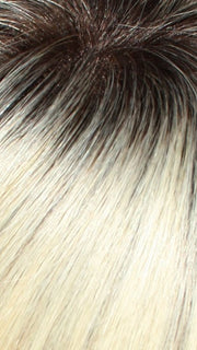 613/102S8 | Pale Natural Gold Blonde and Pale Platinum Blonde Blend, Shaded with Medium Brown