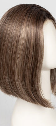 RL12/22SS SHADED CAPPUCCINO | Light Golden Brown Evenly Blended with Cool Platinum Blonde Highlights with Dark Roots