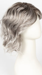 STONE-GREY-ROOTED 56.60.58 | Dark/Lightest Brown and Lightest Blonde blended with Pearl White and a Grey Blend with Shaded Roots