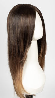 S6-30A27RO AUTUMN | Brown roots to midlength, Medium Natural Red & Medium Red-Gold Blonde Blend midlength to ends