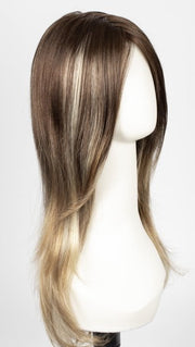 S8-18/26RO FAWN | Medium Brown roots to midlength, Dark Natural Ash Blonde & Medium Red-Gold Blonde Blend midlength to ends