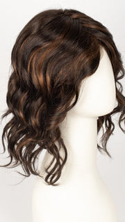 FS4/33/30A MIDNIGHT COCOA | Dark Brown, Medium Red, Medium Natural Red Blonde/Brown Blend with Medium Natural Red Blonde/Brown Blend Bold Highlights