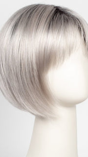 MOONSTONE | Medium Gray with Blue-toned Silver Highlights and Dark Roots