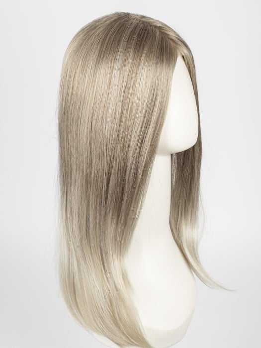 ICE-BLOND | Ashy Blonde Base with White Gold Tips with Highlights Around Face