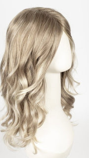 ICE-BLOND | Ashy Blonde Base with White Gold Tips with Highlights Around Face
