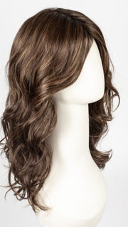 MARBLE-BROWN-R | Medium Brown Evenly Blended with Light Honey Brown With Dark Roots
