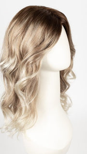 MELTED-MARSHMALLOW | Subtly Warm Dark Sandy Blonde Blend with Medium Brown Roots and Light Ash Blonde Tips and Highlights