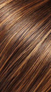 6F27 CARAMEL RIBBON | Brown with Light Red-Gold Blonde Highlights & Tips