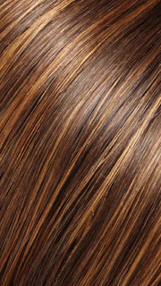 6F27 CARAMEL RIBBON | Brown with Light Red-Gold Blonde Highlights & Tips
