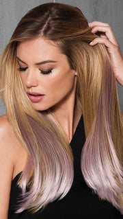 6 PC STRAIGHT CLIP-IN COLOR EXTENSION KIT by hairdo in PINK FROST PPC MAIN IMAGE FB MAIN IMAGE