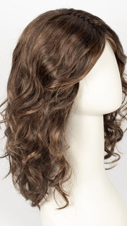 CHOCOLATE ROOTED 830.6 | Medium to Dark Brown Base with Light Reddish Brown Highlights and Dark Roots