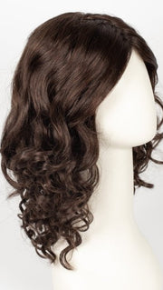 DARK CHOCOLATE ROOTED 4.33.2 | Black/Darkest Brown Base with Dark Auburn Highlights and Dark Roots