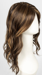 6F27 CARAMEL RIBBON | Brown with Light Red-Gold Blonde Highlights & Tips