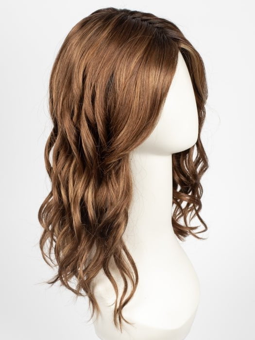 30A27S4 SHADED PEACH | Medium Natural Red & Medium Red-Gold Blonde Blend, Shaded with Dark Brown