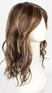 FS6/30/27 TOFFEE TRUFFLE | Brown, Medium Red-Gold, Medium Red-Gold Blonde Blend with Medium Gold Blonde Bold Highlights