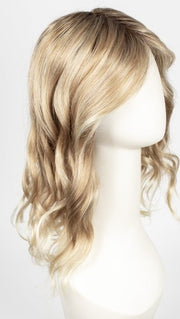 27T613S8 SHADED SUN | Medium Natural Red-Gold Blonde & Pale Natural Gold Blonde Blend and Tipped, Shaded with Medium Brown