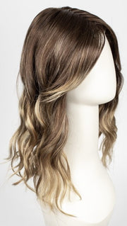 S8-18/26RO FAWN | Medium Brown roots to midlength, Dark Natural Ash Blonde & Medium Red-Gold Blonde Blend midlength to ends