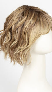 14/26/R10 | Red Blonde with Gold Blonde Highlights and Light Brown Roots