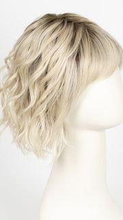613/1001/R18 | Vanilla Blonde Platinum White Blend Rooted Ash Brown
