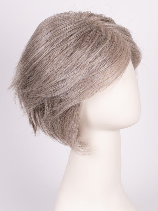 GF119 SILVER AND SMOKE | Light Brown With 80% Gray in Front Gradually Blended Into 50% Gray in Nape Area