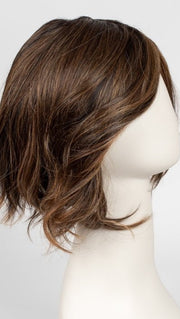 GF8-29SS SHADED HAZELNUT | Medium Brown With Ginger Red Highlights & Dark Brown Roots