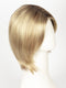 CARAMEL ROOTED | Medium Gold Blonde and Light Gold Blonde Blend with Light Brown Roots