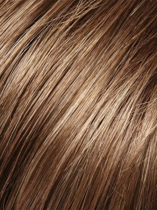 8RH14 - Medium brown with 20% medium natural blonde highlights 