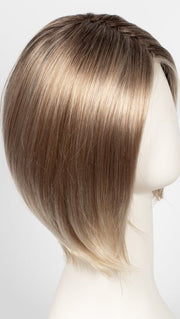 27T613S8 SHADED SUN | Medium Natural Red-Gold Blonde & Pale Natural Gold Blonde Blend and Tipped, Shaded with Medium Brown