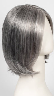 92 MOONLIGHT | Pure White with 5% Medium Brown Front, Grey with 30% Medium Brown Middle, Dark Brown with 65% Grey Nape