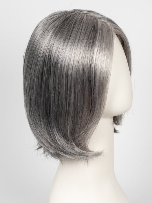 92 MOONLIGHT | Pure White with 5% Medium Brown Front, Grey with 30% Medium Brown Middle, Dark Brown with 65% Grey Nape