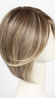 SS12/22 SHADED CAPPUCCINO | Light Golden Brown Evenly Blended with Cool Platinum Blonde Highlights and Dark Roots