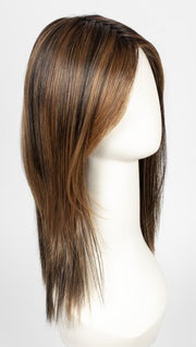 RL8/29SS SHADED HAZELNUT | Warm Medium Brown Evenly Blended with Ginger Blonde and Dark Roots