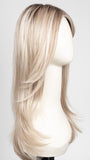 RL19/23SS SHADED BISCUIT | Light Ash Blonde Evenly Blended with Cool Platinum Blonde and Dark Roots
