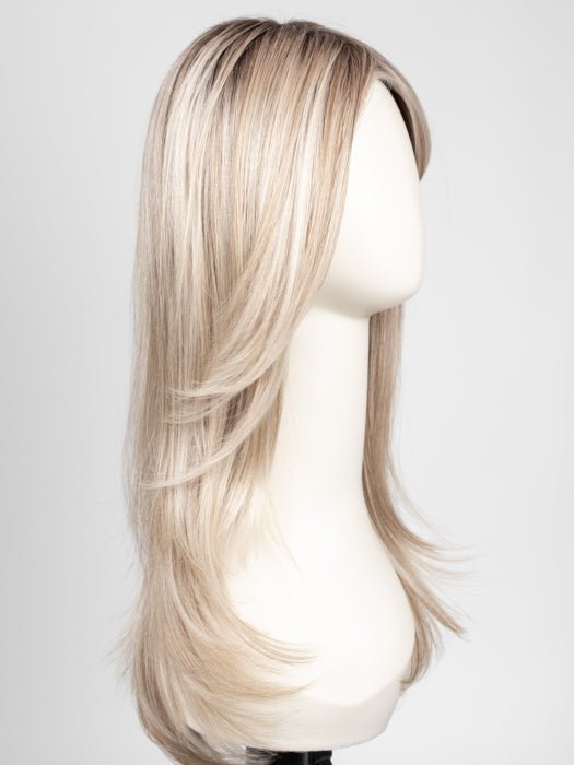 RL19/23SS SHADED BISCUIT | Light Ash Blonde Evenly Blended with Cool Platinum Blonde and Dark Roots