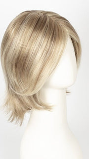 R1621S+ GLAZED SAND | Dark Natural Blonde with Cool Ash Blonde Highlights on Top