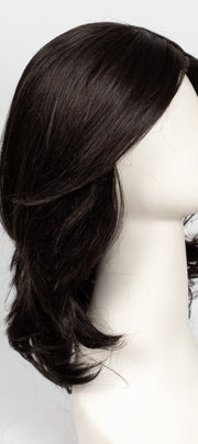 RL2/4 OFF BLACK | Black Evenly Blended with Dark Brown Highlights