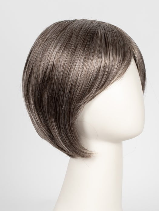 R388G GRADIENT SMOKED WALNUT | Light brown with 80% gray throughout the front, crown & sides, gradually blended into a darker nape with a 50% light brown / gray mix