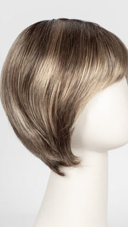 SS12/22 SHADED CAPPUCCINO | Light Golden Brown Evenly Blended with Cool Platinum Blonde Highlights and Dark Roots
