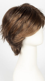 R9S+ GLAZED MAHOGANY | Warm Medium Brown with Ginger Highlights on Top
