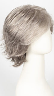 R119G SILVER & SMOKE | Light Brown with 80% Gray in Front Gradually Blending into 50% Gray Towards the Nape