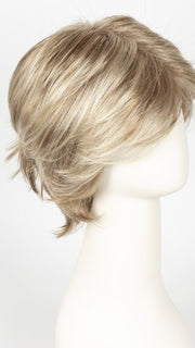 R1621S+ GLAZED SAND | Dark Natural Blonde with Cool Ash Blonde Highlights on Top